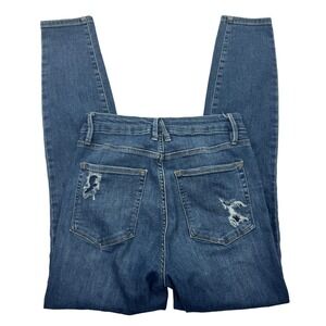 Good American Jeans Womens 4/27 Blue Good Legs Ultimate Skinny Denim GL899T